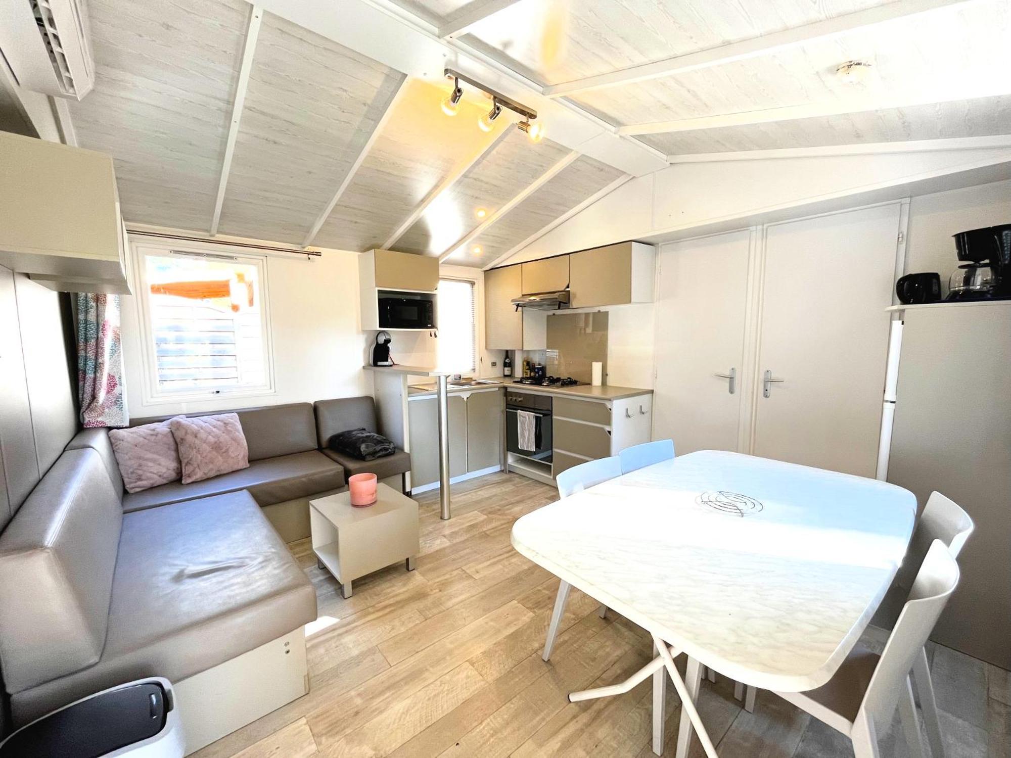 Mobil-Home Dans Camping 4* Сан-Лоран-дю-Вердон Екстериор снимка
